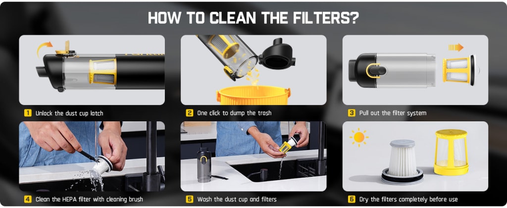 tyfoon™ Cordless AutoCare Vacuum Cleaner